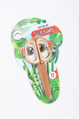 Ножиці дитячі, 13 см, пластикові ручки з гумовими вставками